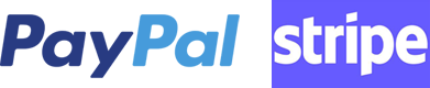 Pay Safe with Stripe or Paypal